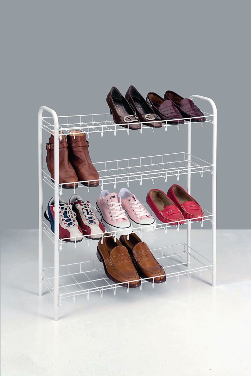Metaltex Slimmer Scarpa 4-Tier Shoe Organizer