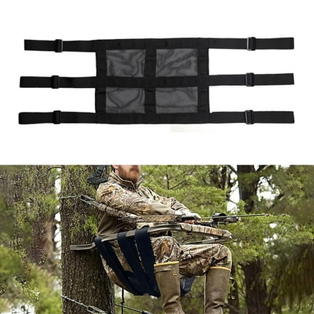 Universal Tree Stand Seat Replacement 15.7 X11.8"" Adjustable Tree Stand Seat Deer Stand Accessories for Hunting for Climbing Treestands Ladder Stands Lock On Tree Stands Easy To Install & Remove