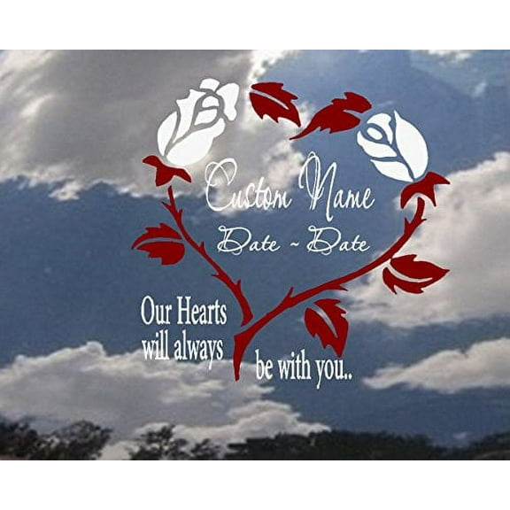 Best Priced Decals Memory of Our Hearts Will Always Be with You Wall Decal