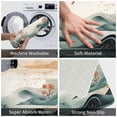 thumbnail image 4 of DouZhe Doormat Non-Slip Washable Floor Mat, Indoor Area Rug Oriental Style Watercolor Waves Pattern Carpet, 24x16 inches, 4 of 7