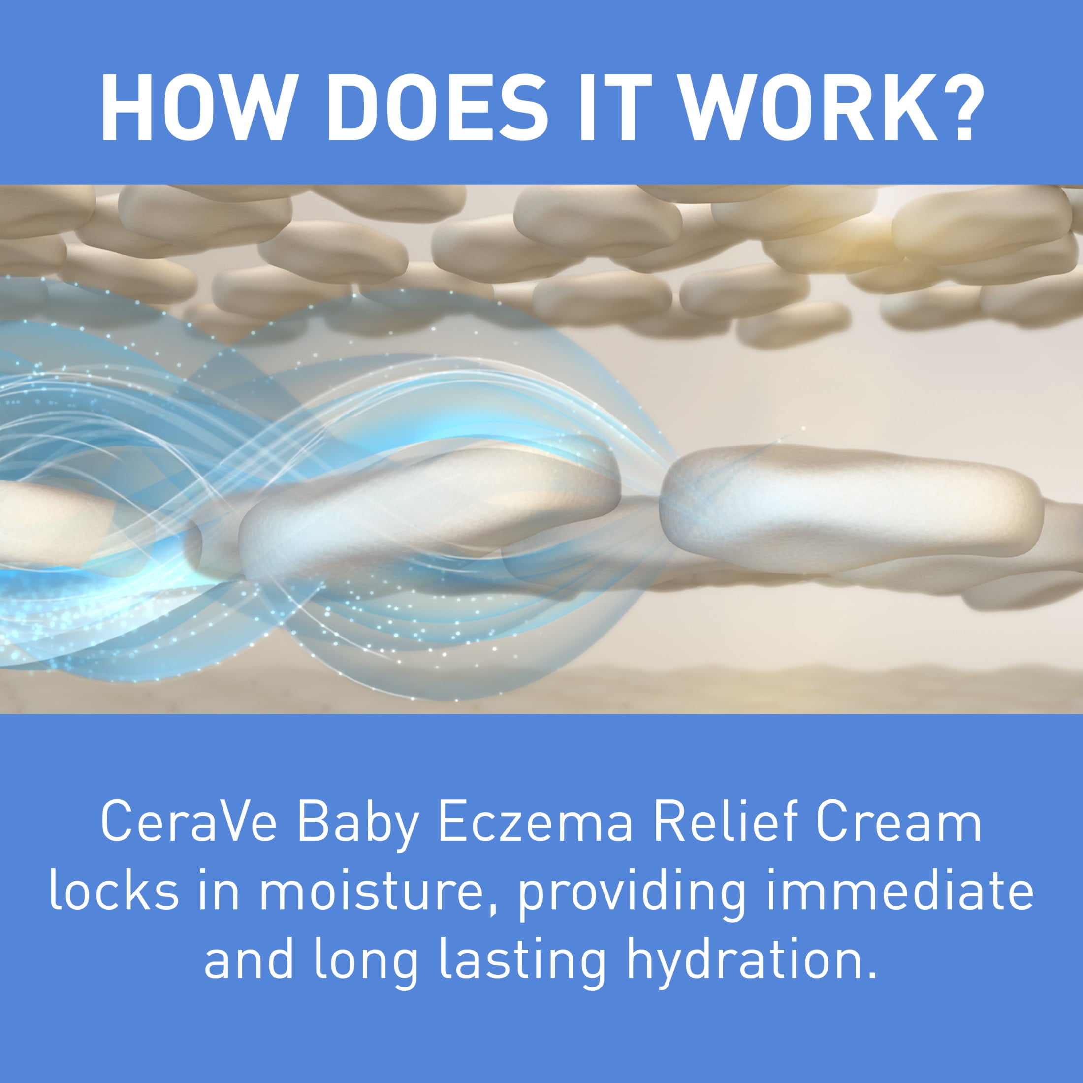 CeraVe Baby Eczema Relief Cream with 1% Colloidal Oatmeal to Soothe & Calm Itchy Skin 5 oz