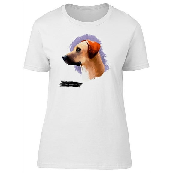 Black Mouth Cur Dog T-Shirt Women -Image by Shutterstock, Female Large