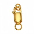 thumbnail image 2 of 14K Gold Plated 925 Sterling Silver Lobster Claw Clasp with Closed,Jump Rings for Necklaces Bracelet Jewelry Making, 2 of 10