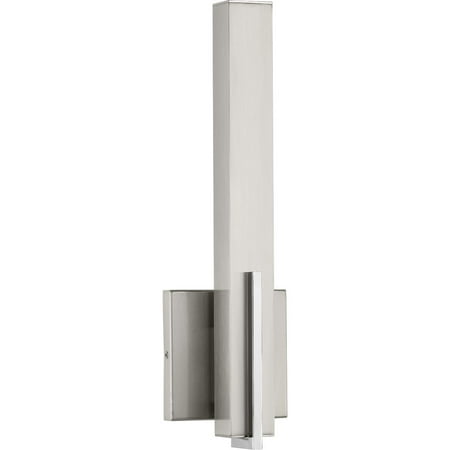 

Planck LED Collection One-Light LED Wall Sconce Brushed Nickel Finish