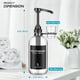 thumbnail image 3 of Dispensador de Enjuague Bucal Onsogi de Vidrio 473ml con Soporte de Vaso Negro, 3 of 7