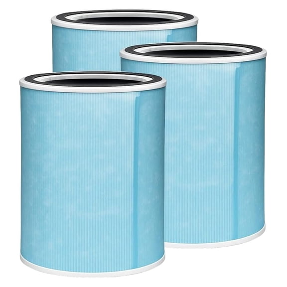 4-in-1 True HEPA Activated Carbon Filter Replacement For Purezone Turbo PEAIRCYL 3 Packs