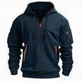 thumbnail image 2 of BANDED Upland Soft Shell Pullover Jacket – Blaze And Khaki, Men's Medium Weight 2 of 3