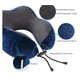 thumbnail image 3 of Almohada de viaje, almohada para el cuello 100% viscoelástica, con funda cómoda y transpirable, almohada refrescante para kit de viaje en avión, con máscara para ojos 3D, tapones para los oídos y, 3 of 4