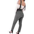 thumbnail image 3 of Julyccc Femmes Taille Haute Skinny Combinaisons Décontractée Strappy Ensemble Pantalon Crayon, 3 of 3