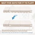thumbnail image 5 of Lilypelle Kids Folding Floor Sofa Bed Chair, Child Fold Up Couch Bed for Sleeping, 3-in-1 Convertible Toddler Floor Futon Mattress, Portable Fold Out Kids Futon Sofa Bed with Storage Bag, 5 of 8