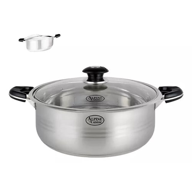 Arrocera Con Tapa De Vidrio 7.5 L Marca Alpine Cuisine
