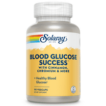 Solaray Blood Glucose Success - Vitamins, Minerals & Herbs - 30 Servings - 90 VegCaps