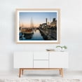 thumbnail image 5 of Docked in Santa Barbara - Santa Barbara California Photography Harbor Boat Coastal Sunset Ocean Scenic Oak Framed Wall Art Print 12 x 16 inches, 5 of 6