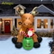 thumbnail image 5 of Inflable de Navidad venado reno de santa gigante de 2.5m de alto Artego, 5 of 8