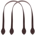 thumbnail image 1 of 2 asas de bolso de cuero de imitación, correa de bolso duradera que reemplaza el cinturón del bolso para mujer, café, 1 of 6