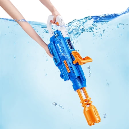 XSHOT WATER GATLING MOTOR SOAKER (FAST FILL) MOTORIZED OUTDOOR WATER BLASTER BY ZURU FOR KIDS, TEENS & ADULTS AGES 8+