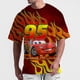 thumbnail image 3 of Camisetas de Disney Pixar Cars Lightning McQueen para hombre, ropa, camisetas de dibujos animados, camisetas casuales para niños, niñas y adolescentes, 3 of 5