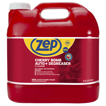 Zep Cherry Bomb Automotive Degreaser, 2.5 Gallons, for Auto/RV/Boat, Garage and Home