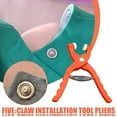thumbnail image 3 of Metal Snaps Buttons with Fastener Pliers Tool Kit Five Claw Set Sewing UK, 3 of 8