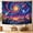 A, variant on HUANGLE Room Tapestry, Psychedelic Landscape Astral Sky Wall Tapestry, High-Quality Polyester Large Tapestry For Dorm Living Room, 60x40Inch