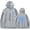 Grey, variant on Milo J Al Borde Hoodie Men Women's Sweatshirt Casual Long Sleeve Fashion Clothes