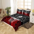 thumbnail image 3 of Yibo Valentines Day Rose Floral Duvet Cover - Premium Polyester Duvet Cover with Zipper Closure, 3 Piece Set, Includes 1 Duvet Cover and 2 Pillow Cases, No Comforter, 3 of 7