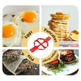 thumbnail image 5 of RKSTN Omelette Mold 4 Hole Omelette Maker Multi-Functional 7-Link Round Star Heart Shaped Pancake Maker Breakfast Baking Molds, 5 of 5