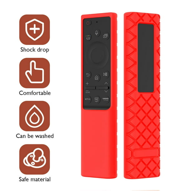Estuches de control remoto para Samsung BN59 Series Smart TV Remote Cover (Rojo)