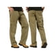 thumbnail image 2 of Lucakuins Comfort Solution Series - Pantalón cargo con cintura flexible expandible para hombre Lucakuins moda, 2 of 6