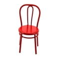 thumbnail image 3 of Milaget Chaise Miniature de Maison de Poupée Décoration de Maison de Poupée Accessoires Photo de Simulation Robustes pour Base Miniature Jardin Féerique Modèle Train Dioramas Rouge, 3 of 9