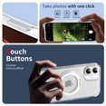 thumbnail image 4 of Decase Shockproof Clear Case with 360° Ring Stand Magnetic for iPhone 16,Anti-Fingerprint,Military Drop Protection,Compatible with Mag-Safe,Soft Edge Translucent Slim Phone Case,Clear, 4 of 10