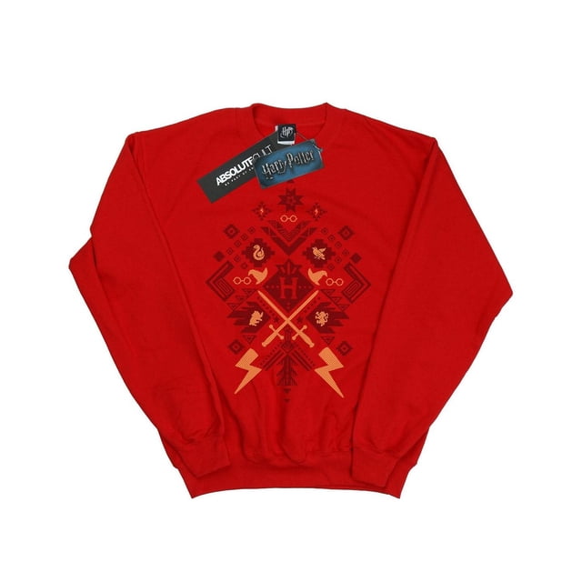 Harry Potter Girls Christmas Fair Isle Sweatshirt