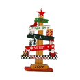 thumbnail image 3 of Árbol de Navidad de madera, centro de mesa coleccionable de árbol de Navidad pequeño, Navidad Estilo D, 3 of 9
