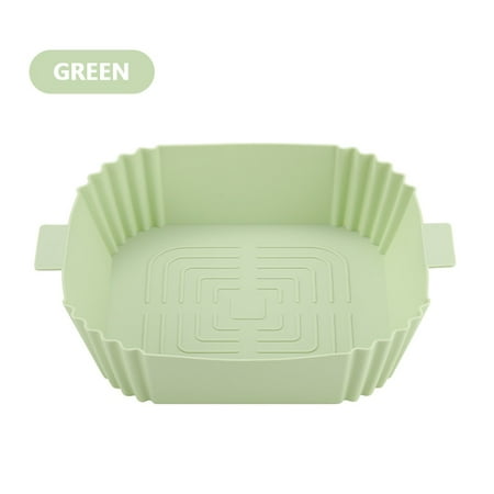

Temperature Resistant Snack Pan Square Silica Gel Baware Air Fryer Silicone Kitchen Tray Baking Pan Kitchen Accessories
