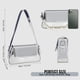 thumbnail image 5 of Bolso Hobo Shoowyees Evening Y2K Shiny Silver para mujer, 5 of 7