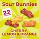 thumbnail image 3 of Annie's Sour Bunnies Fruit Flavored Snacks, Cherry, Lemon & Orange Flavors, Made With Organic Fruit Juice, 7 oz, 3 of 5