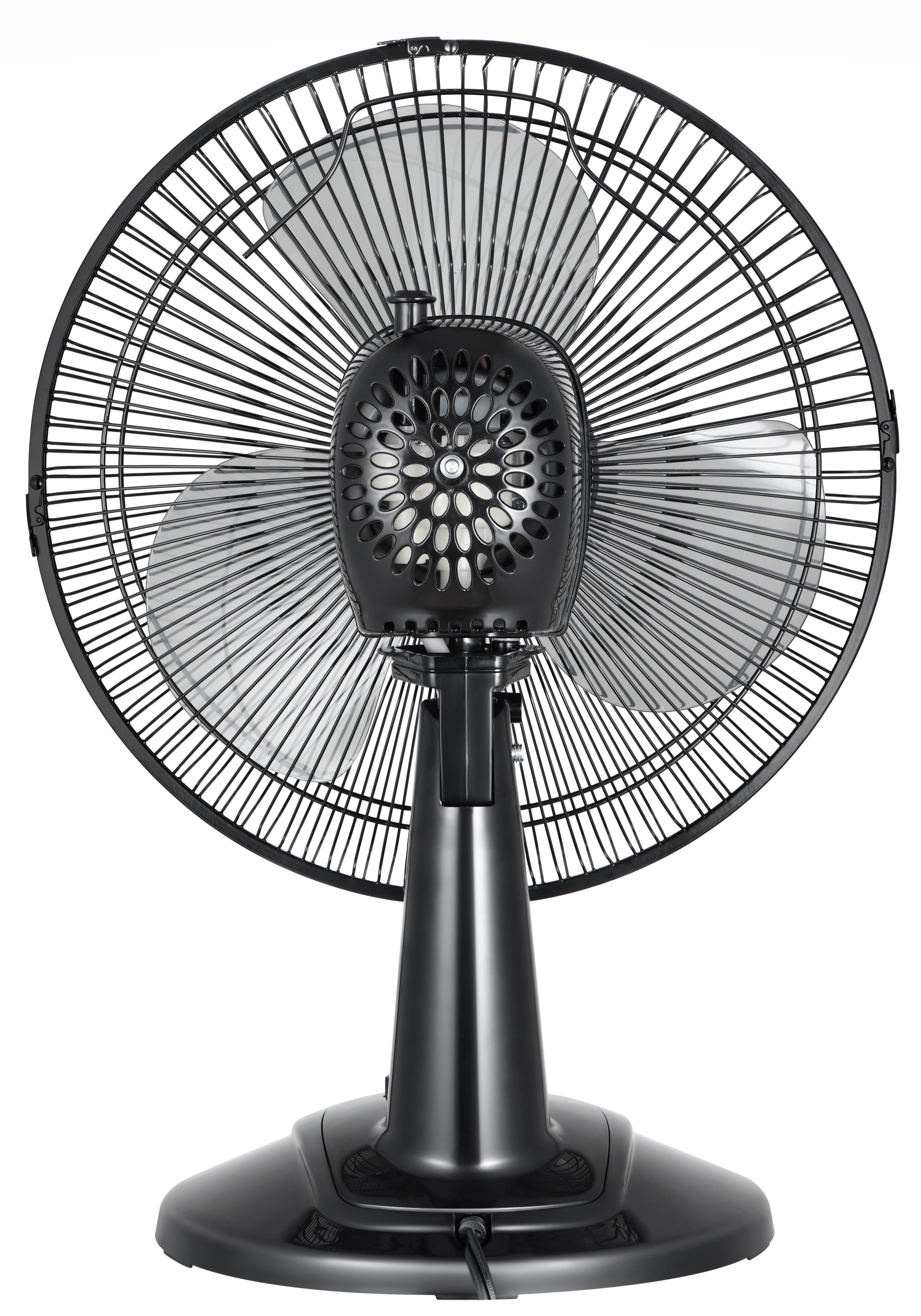 Mainstays 12" 3-Speed Oscillating Table Fan, FT30-8MBB, New, Black - image 5 of 9