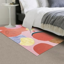 Teppich Homes, Handmade 11x12 Pink Wool Carpet - Soft Tufted Area Rug for Living Room and Bedroom