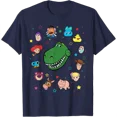 thumbnail image 1 of Disney And Pixar Toy Story Rex Big Face Collage Graphic T-Shirt All Size S-5XL, 1 of 4
