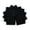 Black, variant on Solino Home 6 Inch Black Cocktail Napkins Set of 12 - Cotton Linen Cloth Napkins - Dru