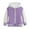 Purple, variant on ANINEO Kids Baseball Jackets Boys Girls Fit Varsity Jacket Casual Lightweight Plain Cardigan Button School Coat