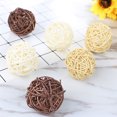 thumbnail image 3 of 40 Rattan Balls Decorative Orbs Natural Woven Vase Filler Balls Ceiling Hanging Ornaments Pendant for Home Office Wedding Birthday Party 3cm, 3 of 7