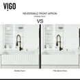 thumbnail image 2 of VIGO Matte Stone White Composite 36 in. Single Bowl Slotted Apron-Front Farmhouse Kitchen Sink with Faucet and Accessories, 2 of 10
