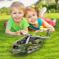 thumbnail image 4 of Helicóptero eléctrico Avión de juguete Playset con luces Modelo de avión eléctrico Helicóptero de simulación para bebés Niños pequeños Niños mayores Sunnimix Juguetes de helicópteros eléctricos, 4 of 8