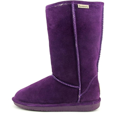 Bearpaw - Bearpaw Women's Emma 12'' Pull On Snow Boots Purple Suede 10 ...