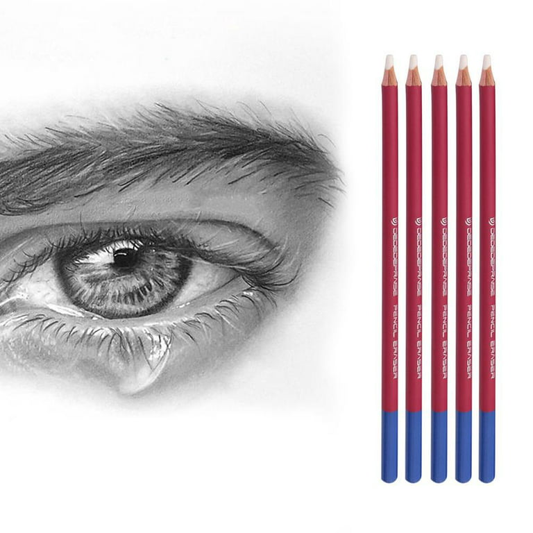 Pen Style Revise Details Eraser Highlight Modeling Pencil Rubber For Design  Drawing Manga Art Supplies F2J2 