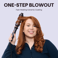 thumbnail image 3 of Wavytalk 5 in 1 Curling Iron Set, Ceramic Curling Wand from 0.5 to 1.25 Inch and a Thermal Brush, Dual Voltage, Rose Gold, 3 of 8