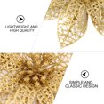 thumbnail image 5 of 24 Pcs Plastic Simulated Flowers Garland Adornments Wreath Flowers (Golden), 5 of 5