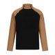 thumbnail image 3 of Blusa y camisa de manga larga con cuello alto para hombre, informal, de retazos, a la moda, de manga larga, con cuello alto y cremallera, para hombre, 3 of 5