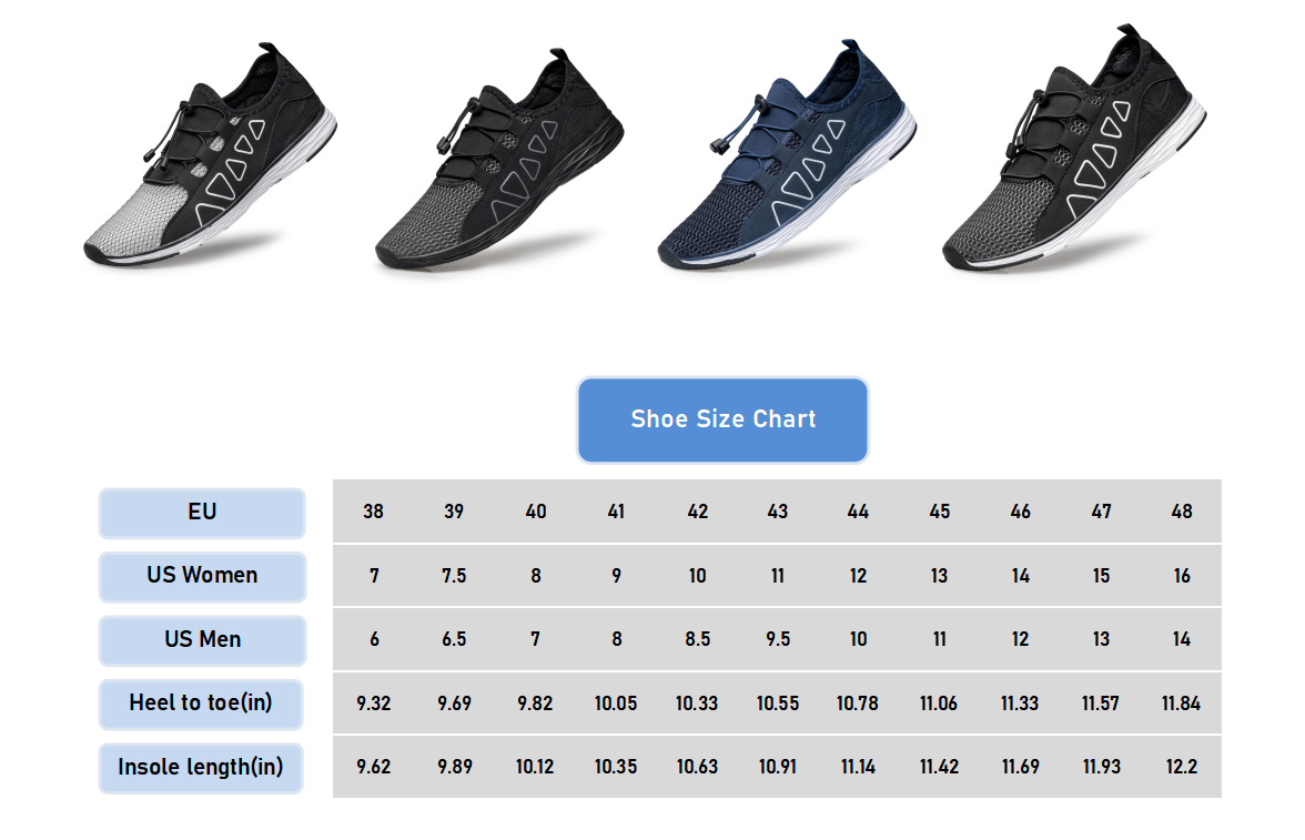 ADQ Unisex Water Shoes Quick-Drying Aqua Sport Shoe photo 3